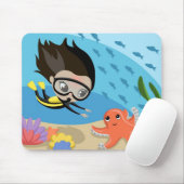 Mandy und Blasen die Krake Mousepad (Mit Mouse)