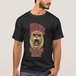 Mane Character Energie Lustiger Löwe mit Sonnenbri T-Shirt