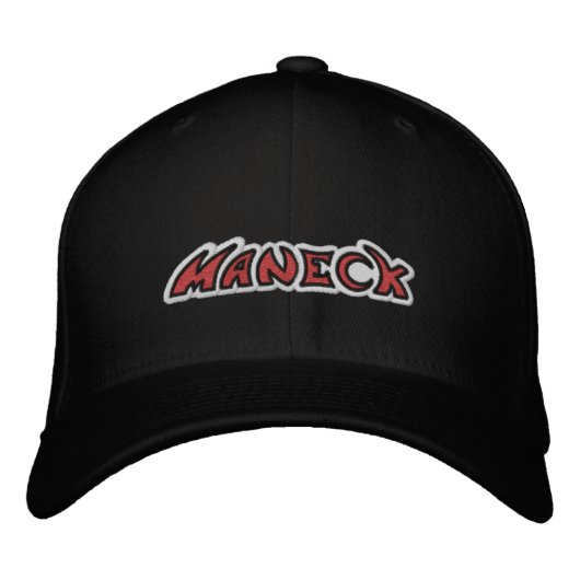 Maneck - bestickt maneckband.com Angepasste Cap Bestickte Kappe (Vorderseite)