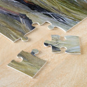 Maned Wolf-Aquarell-Kunst-Puzzlespiel Puzzle (Seite)