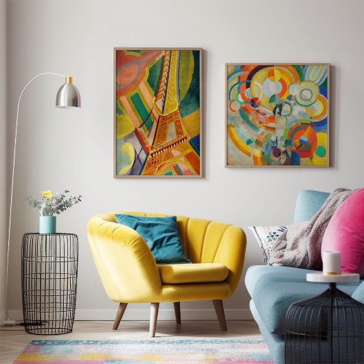 Manège de Cochons | Robert Delaunay Poster