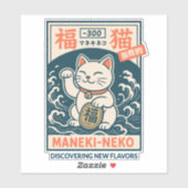 Maneki-Neko Aufkleber (Blatt)