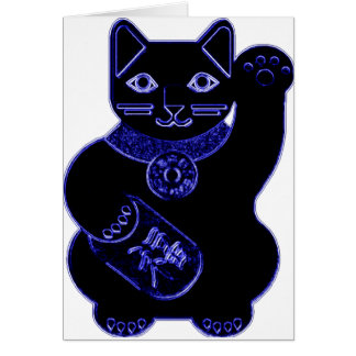 maneki neko Blauneon