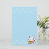 Maneki Neko Briefpapier (Stehend Vorderseite)