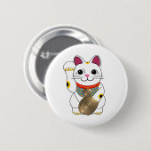 Maneki Neko Button (Vorne & Hinten)