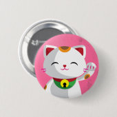Maneki Neko Button (Vorne & Hinten)