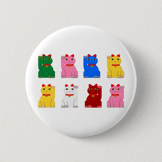 Maneki Neko Button (Vorderseite)