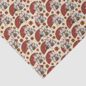 Maneki Neko Cat Seidenpapier (Ausschnitt)