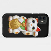 maneki-neko Charme-Talisman welc glücklicher Katze Case-Mate iPhone Hülle (Rückseite (Horizontal))