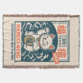 Maneki-Neko Decke (Vorderseite)