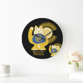 MANEKI NEKO EL GATO DE LA SUERTE / Commonwealth Große Wanduhr (Zuhause)