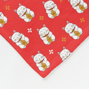 Maneki Neko Fleecedecke