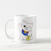 Maneki Neko glückliche Katze Kaffeetasse (Links)