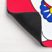 Maneki Neko glückliche Katze Mousepad (Ecke)
