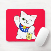Maneki Neko glückliche Katze Mousepad (Mit Mouse)