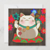 Maneki Neko Glückskatze (Vorderseite)