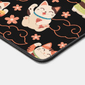 Maneki Neko Glückskatzen Schreibtischunterlage (Ecke)