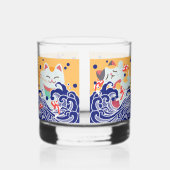 MANEKI NEKO Glückskatzenglas Whiskyglas (Rückseite)