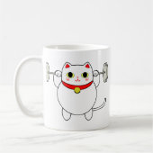Maneki Neko Hockenkatze Kaffeetasse (Links)