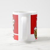 Maneki Neko: Japanisch Lucky Cat Jumbo-Tasse (Rückseite)