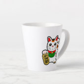 Maneki Neko: Japanisch Lucky Cat Milchtasse (Rechte Ecke)