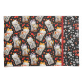 Maneki Neko Japanisch Waving Lucky Cat mit Koi Kissenbezug (Vorderseite-Rechts)
