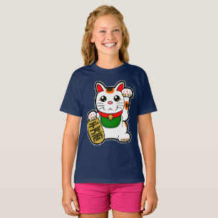 Maneki Neko: Japanische glückliche Katze T-Shirt