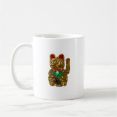 Maneki-Neko-Katze Kaffeetasse (Links)