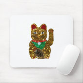 Maneki-Neko-Katze Mousepad (Mit Mouse)