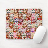 Maneki-neko-Katzen-Muster Mousepad (Mit Mouse)