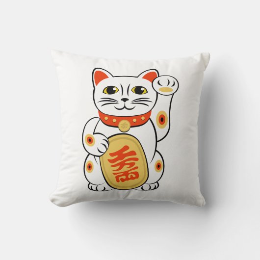 Maneki Neko Kissen (Vorderseite)