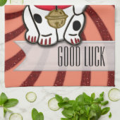 Maneki Neko Küchentuch (Gefaltet)