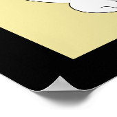 Maneki Neko Luck und gutes Glückspilz Poster (Ecke)