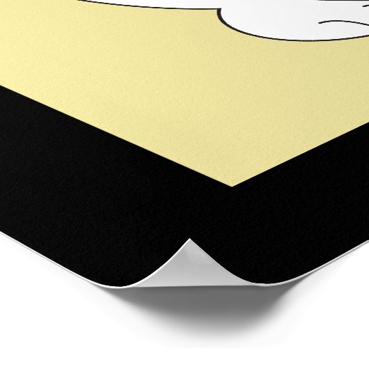 Maneki Neko Luck und gutes Glückspilz Poster (Ecke)