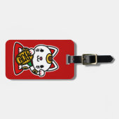 Maneki Neko (Lucky Cat) Gepäckanhänger (Vorderseite horizontal)