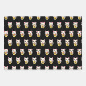 Maneki Neko - Lucky Cat Geschenkpapier Set (Vorderseite 3)