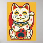 Maneki Neko - Lucky Cat Poster (Vorne)