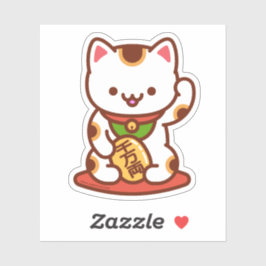 MANEKI-NEKO Lucky Cat Sticker