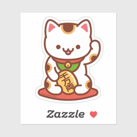 MANEKI-NEKO Lucky Cat Sticker (Blatt)