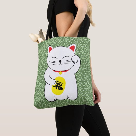 Maneki Neko Lucky Cat Tasche (Von Nahem)