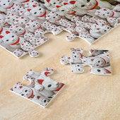 Maneki Neko Lucky Cat Temple Tokyo Japan Foto Puzzle (Seite)