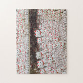 Maneki Neko Lucky Cat Temple Tokyo Japan Foto Puzzle (Vertikal)