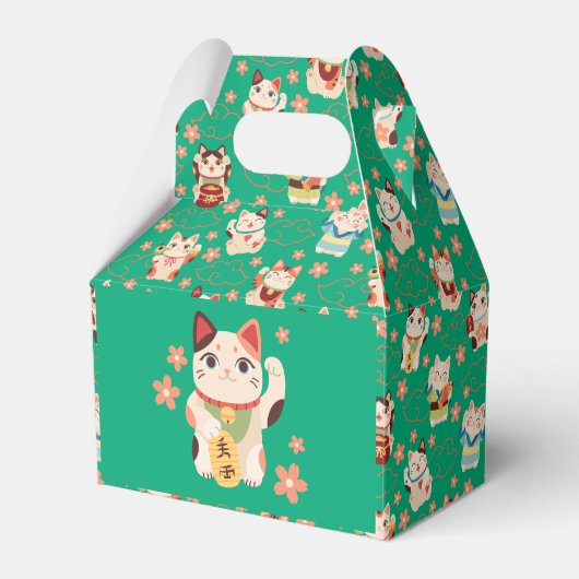 Maneki Neko Lucky Cats Geschenkschachtel (Vorderseite)