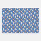 Maneki Neko Lucky Cats Wrapping Paper Set Geschenkpapier Set (Vorderseite 3)