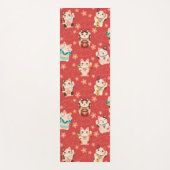 Maneki Neko Lucky Cats Yogamatte (Vorderseite)