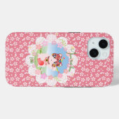 Maneki Neko Lucky Luna Case-Mate iPhone Hülle (Rückseite (Horizontal))
