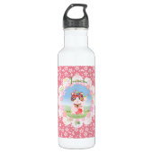 Maneki Neko Lucky Luna Edelstahlflasche (Vorderseite)