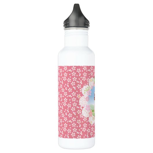 Maneki Neko Lucky Luna Edelstahlflasche (Links)