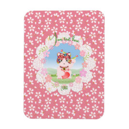 Maneki Neko Lucky Luna Flexibles Foto Magnet