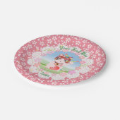 Maneki Neko Lucky Luna Party Paper Plate Pappteller (Schrägansicht)